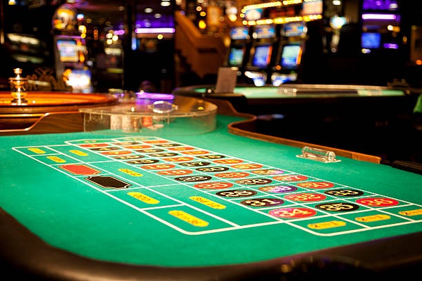 Live dealer American Roulette studio setup